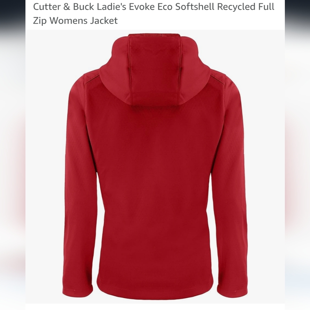 Cutter & Buck Red Jacket with Hood - Picture 13 of 15